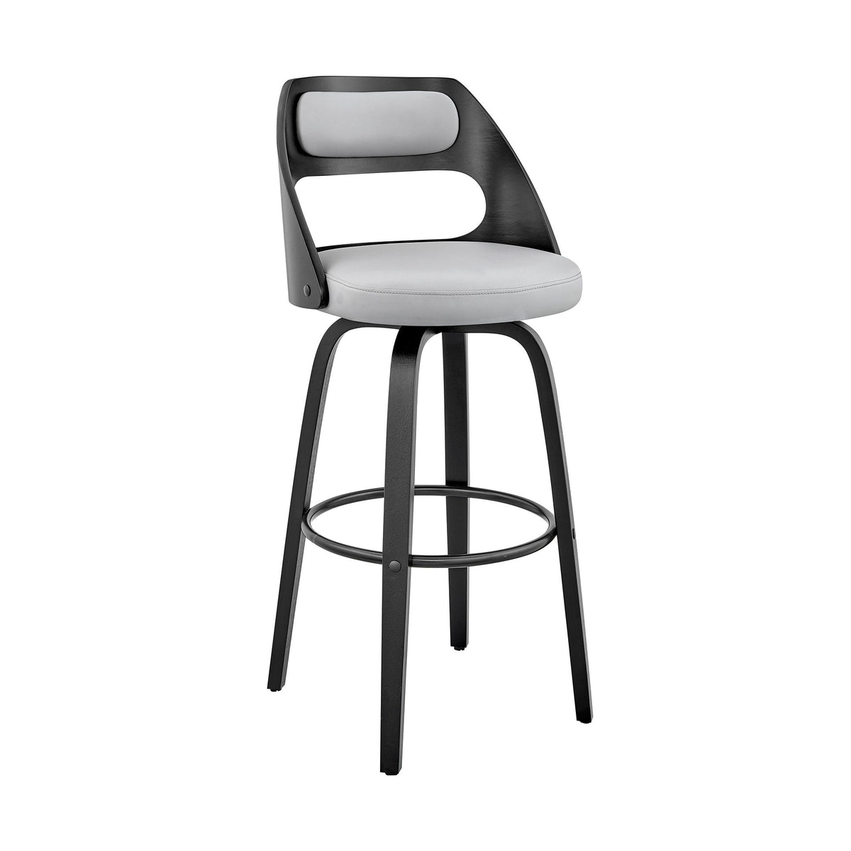 Julius - Wood Bar Stool - Premium Counter Height (24"-27") from Armen Living - Just $237.50! Shop now at brett interiors