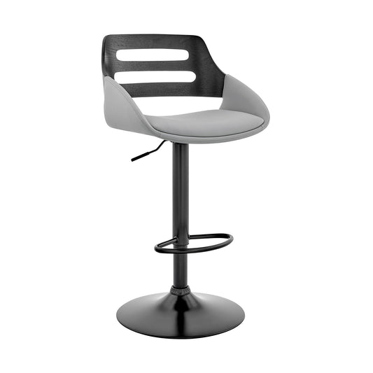 Karter - Adjustable Bar Stool - Premium Adjustable Height from Armen Living - Just $220! Shop now at brett interiors