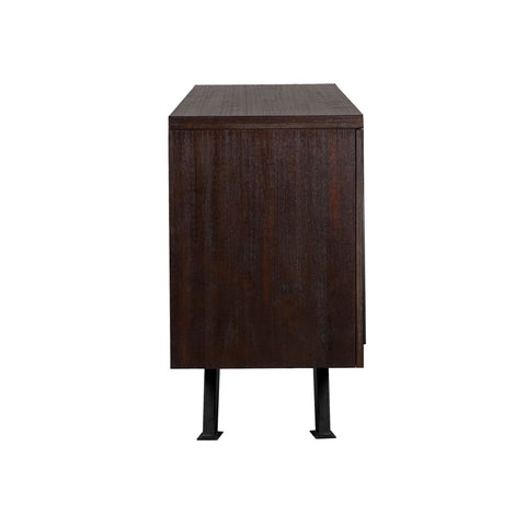 Pirate - Acacia Sideboard Cabinet - Brown - Premium Sideboards from Armen Living - Just $1917.50! Shop now at brett interiors