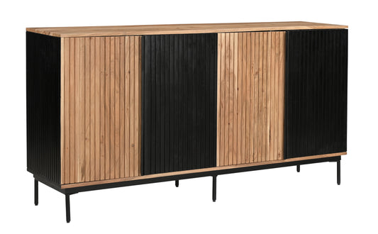 Easton - Four Door Credenza - Natural - Premium Credenzas from Coast2Coast Home - Just $4785! Shop now at brett interiors