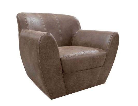 Tamesis - Armchair - Chocolate Brown - Premium Swivel Chairs from International Furniture Direct - Just $1087.50! Shop now at brett interiors