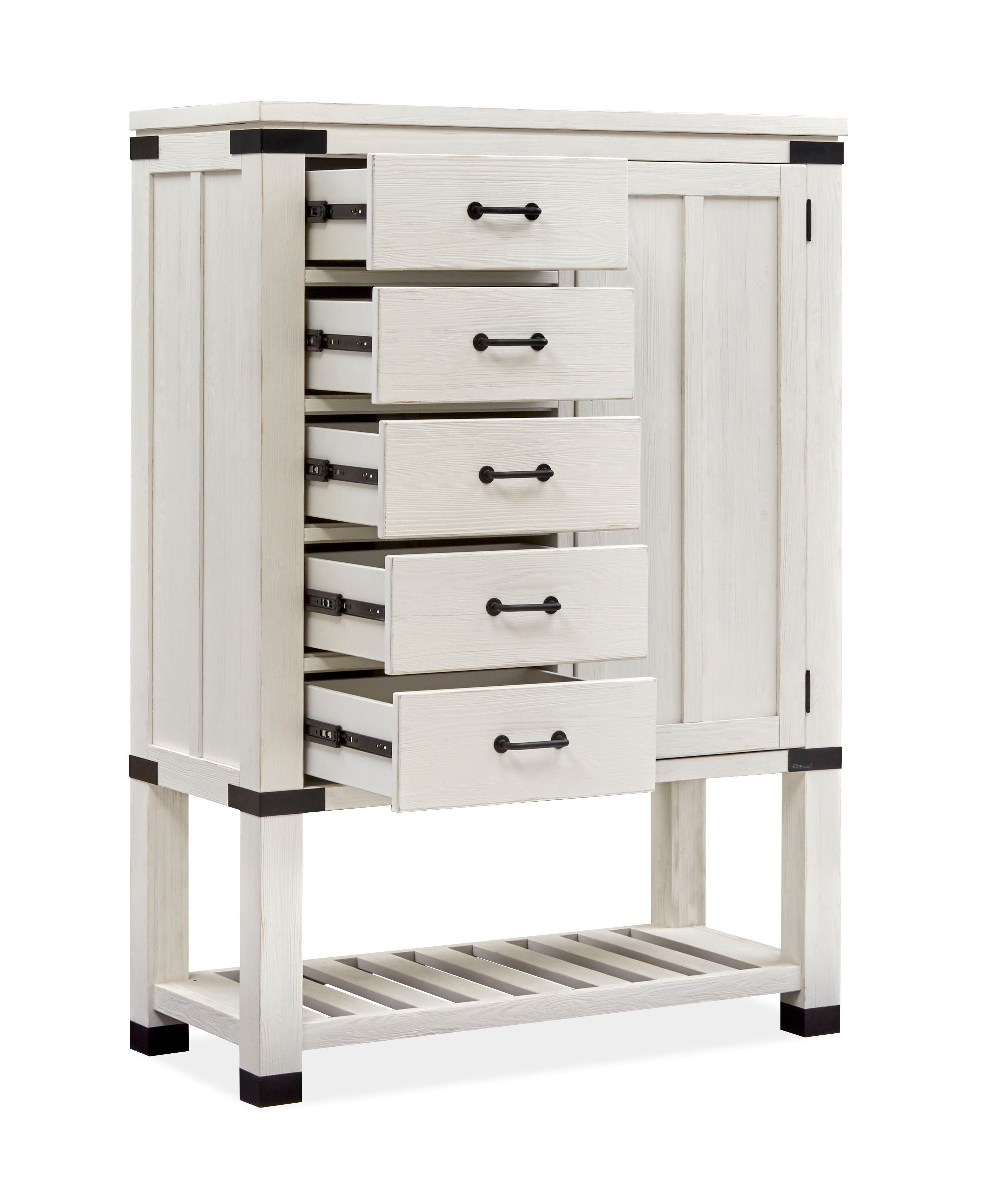 Harper Springs - Door Chest - Silo White - Premium Door Chests from Magnussen Furniture - Just $1819! Shop now at brett interiors