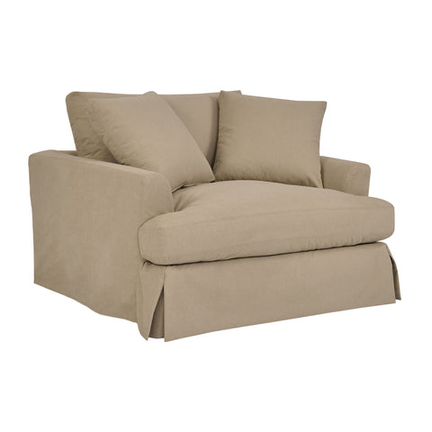 Ciara - 53" Upholstered Chair and a Half - Premium Arm Chairs from Armen Living - Just $1937.50! Shop now at brett interiors