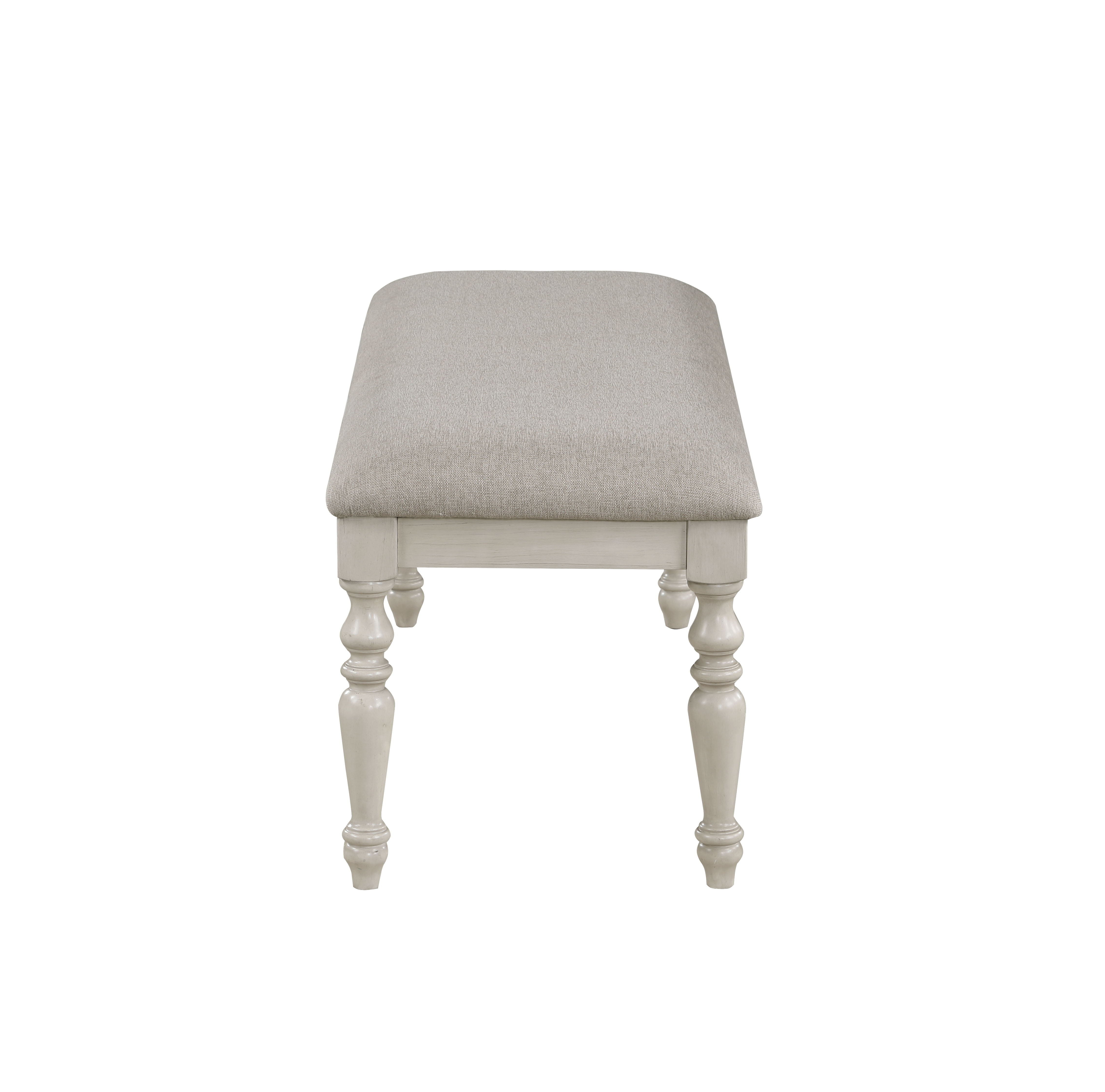 Jennifer - Bench - White - Premium Upholstered Benches from New Classic - Just $225! Shop now at brett interiors