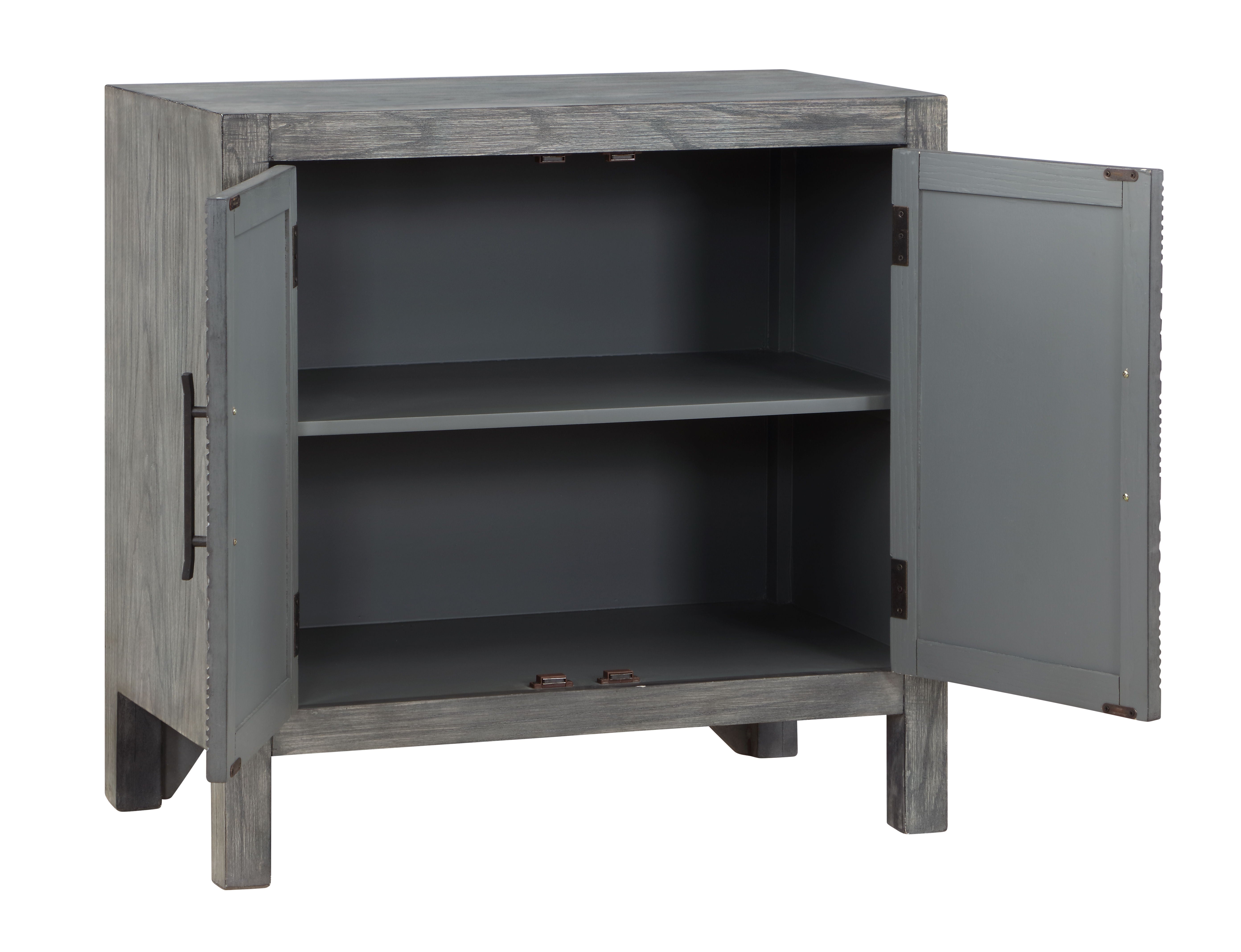 La Jara - Two Door Cabinet - Gray - Premium Accent Cabinets from Coast2Coast Home - Just $2062.50! Shop now at brett interiors