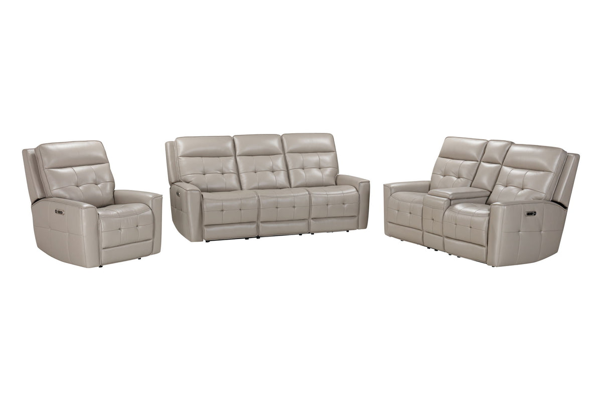 Canterbury - Power Reclining Zero Gravity Sofa Loveseat And Recliner - Pewter - Premium 3 Piece Living Room Sets from Parker Living - Just $4042.50! Shop now at brett interiors