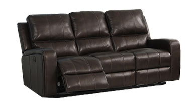 Linton - Leather Sofa With dual Recliner - Premium Reclining Sofas from New Classic - Just $1372.50! Shop now at brett interiors