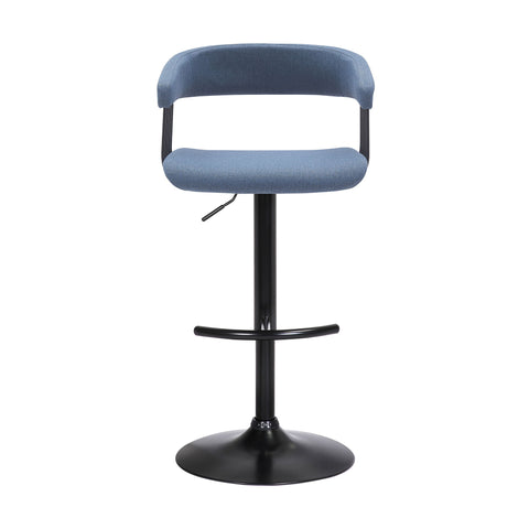 Calista - Adjustable Bar Stool - Premium Adjustable Height from Armen Living - Just $215! Shop now at brett interiors