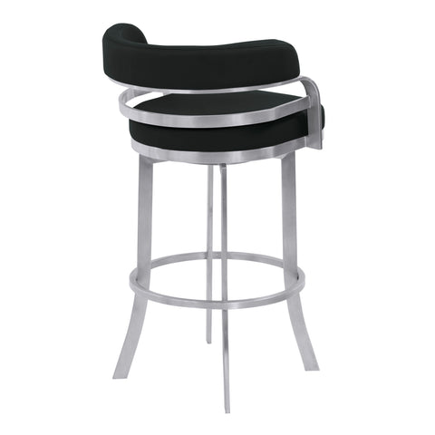 Prinz - Steel Bar Stool - Premium Counter Height (24"-27") from Armen Living - Just $450! Shop now at brett interiors