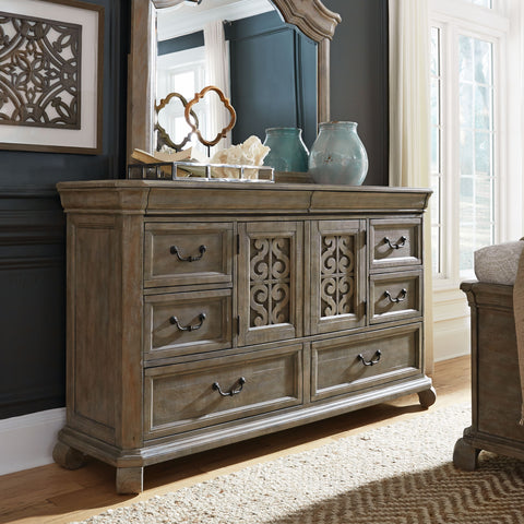 Tinley Park - Drawer Dresser - Dove Tail Grey - Premium Dressers from Magnussen Furniture - Just $1929! Shop now at brett interiors