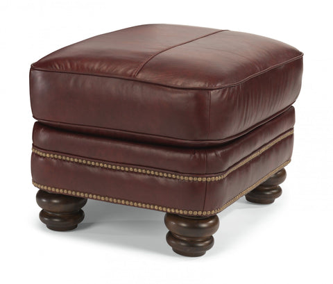 Bay Bridge - Ottoman - Nailhead Trim - Premium Upholstered Ottomans from Flexsteel - Just $687.50! Shop now at brett interiors