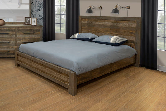 Loft Brown - Bed - Premium Panel Beds from International Furniture Direct - Just $1095! Shop now at brett interiors