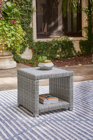 Naples Beach - Light Gray - Square End Table - Premium End Tables from Signature Design by Ashley® - Just $267.50! Shop now at brett interiors