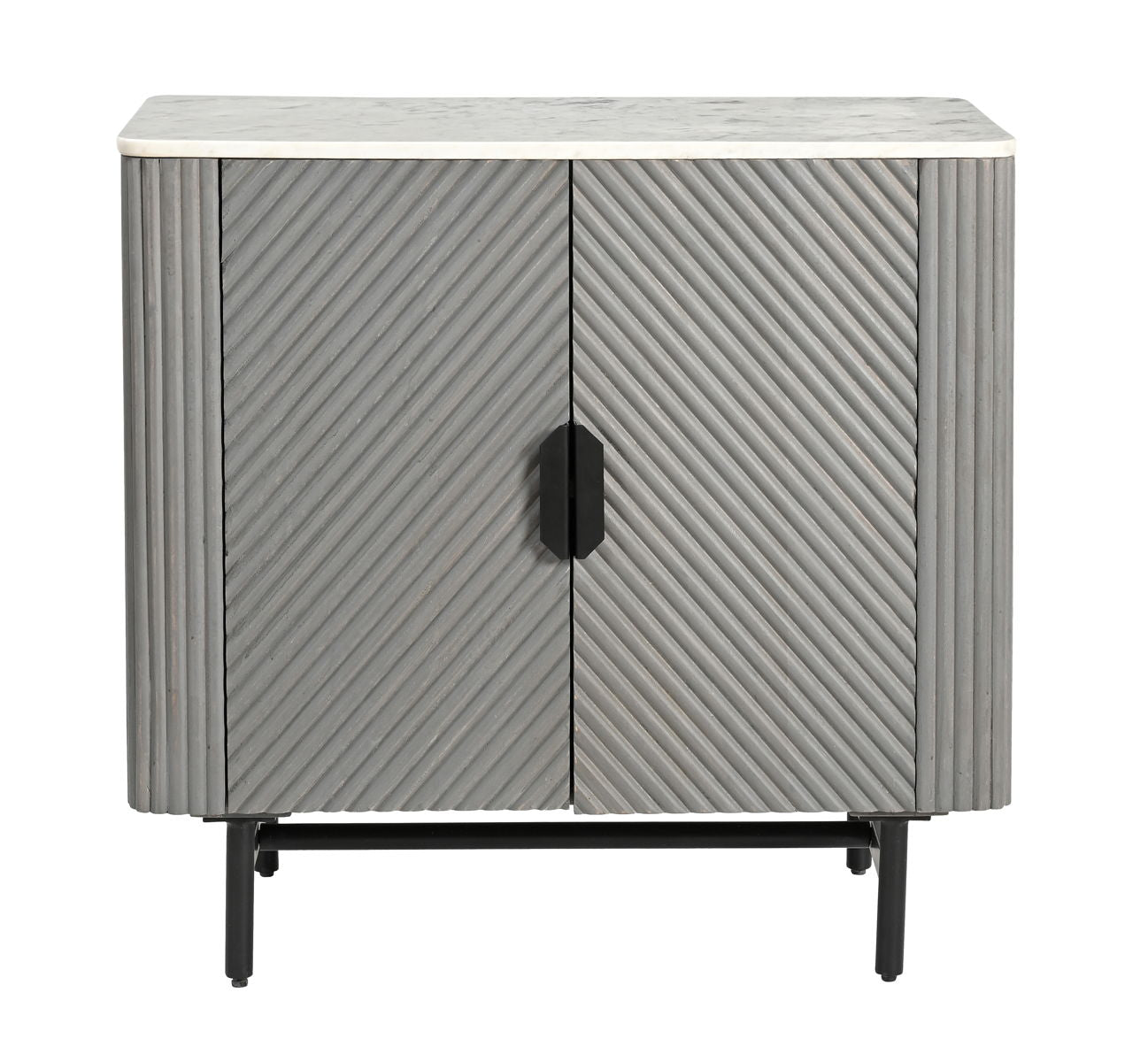 Nebulous - Two Door Cabinet - Gray/ White - Premium Accent Cabinets from Coast2Coast Home - Just $2475! Shop now at brett interiors