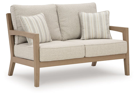 Hallow Creek - Driftwood - Loveseat With Cushion - Premium Loveseats from Signature Design by Ashley® - Just $1758.75! Shop now at brett interiors