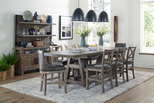 Lodge Dining - Counter Height Dining Set - Premium 8 + Piece Dining Room Sets from Parker House - Just $4245! Shop now at brett interiors