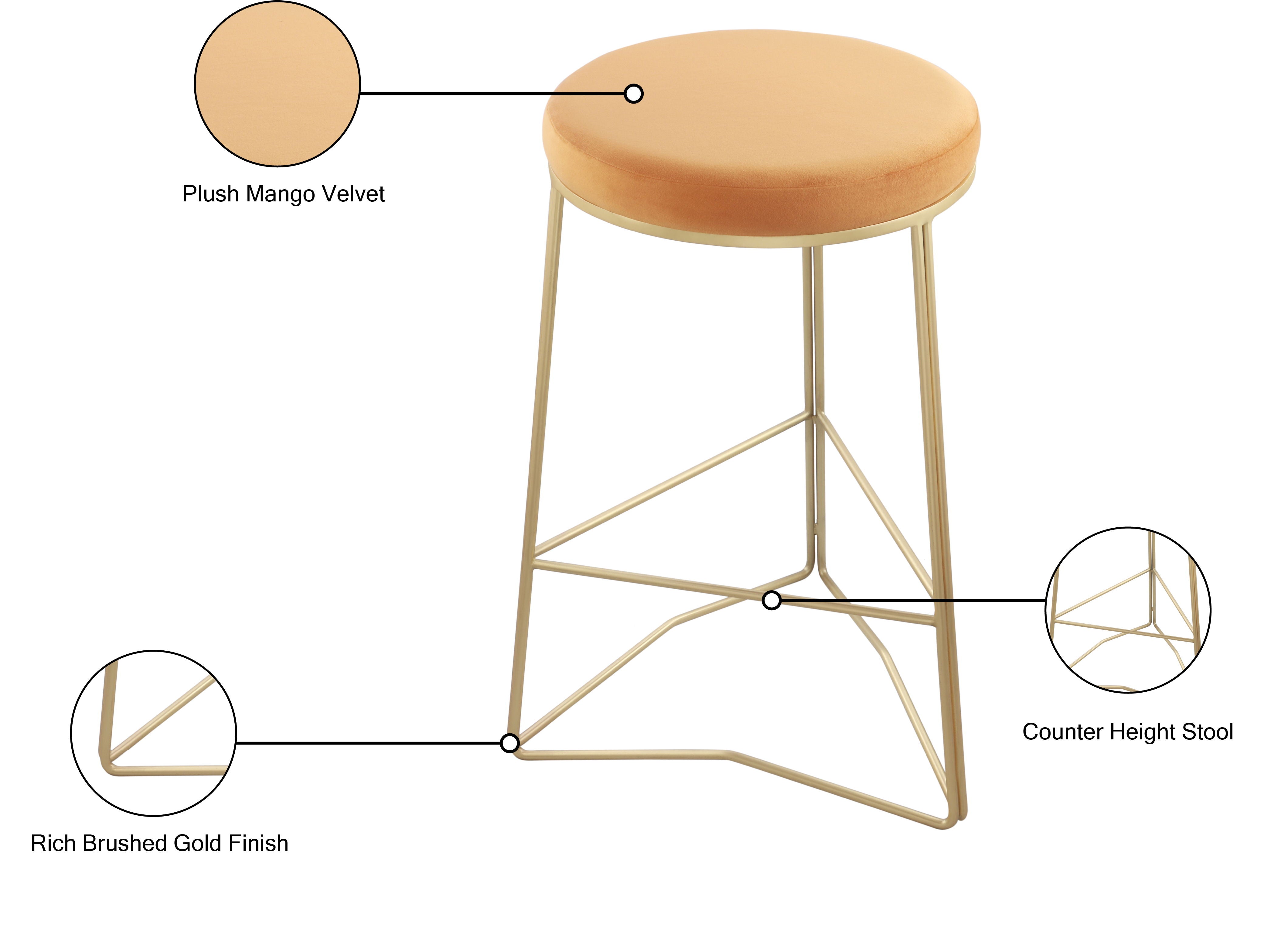 Tres - Counter Stool - Premium Counter Height (24"-27") from Meridian Furniture - Just $300! Shop now at brett interiors