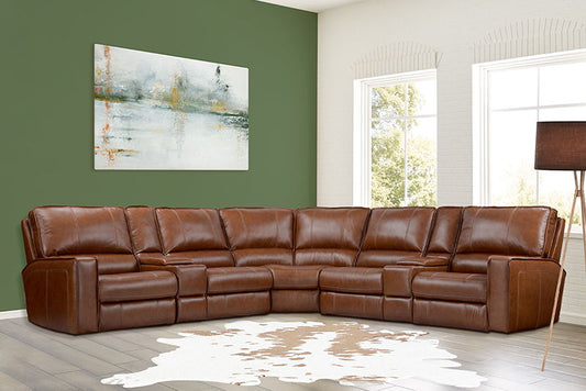 Rockford - 6 Piece Modular Power Reclining Sectional - Premium Reclining Sectionals from Parker Living - Just $5997.50! Shop now at brett interiors