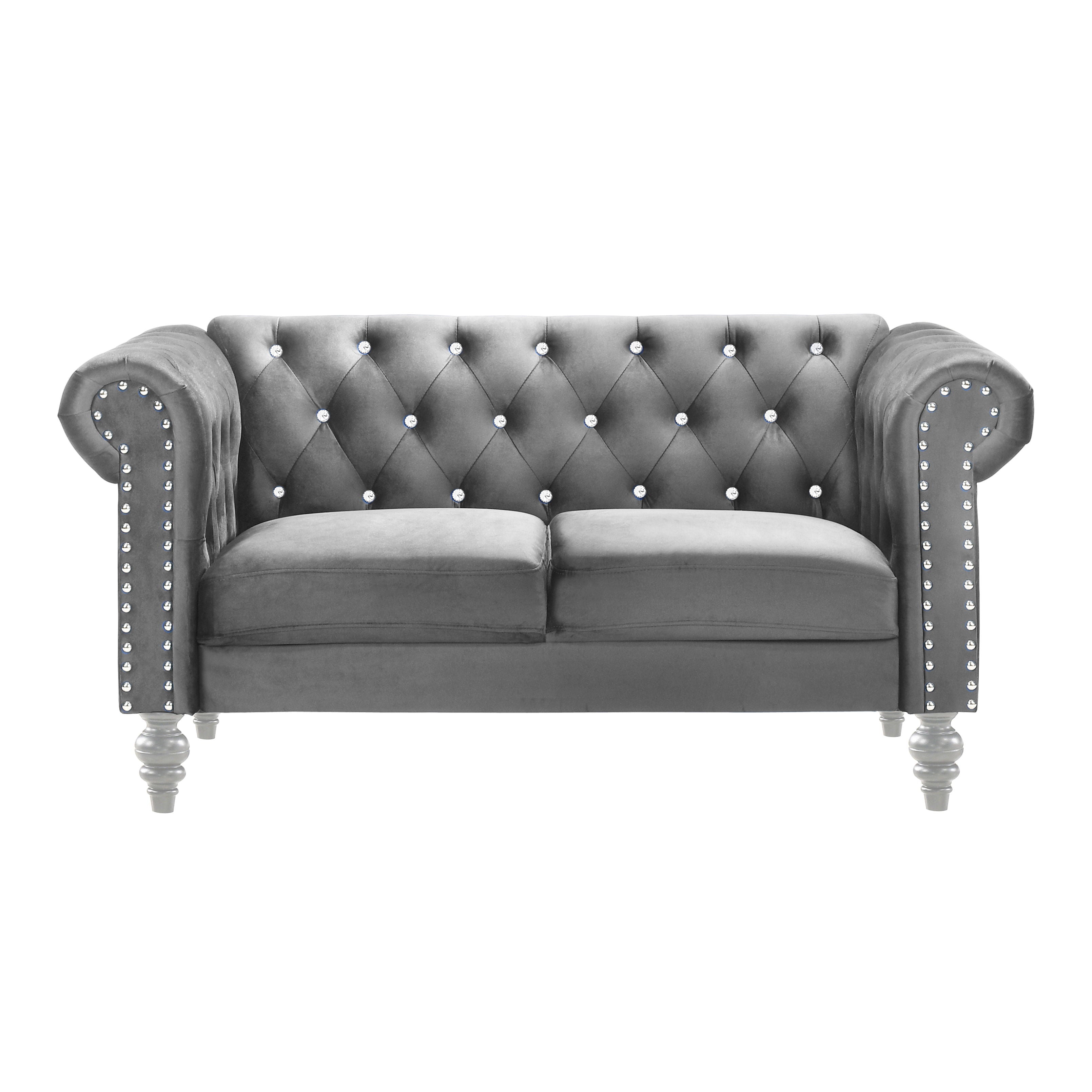 Emma - Crystal Loveseat - Premium Stationary Loveseats from New Classic - Just $647.50! Shop now at brett interiors