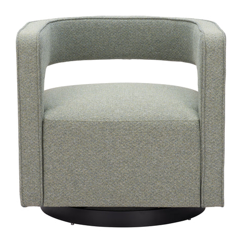 Turku - Swivel Chair - Sage Green - Premium Swivel Chairs from Zuo Modern - Just $2175! Shop now at brett interiors