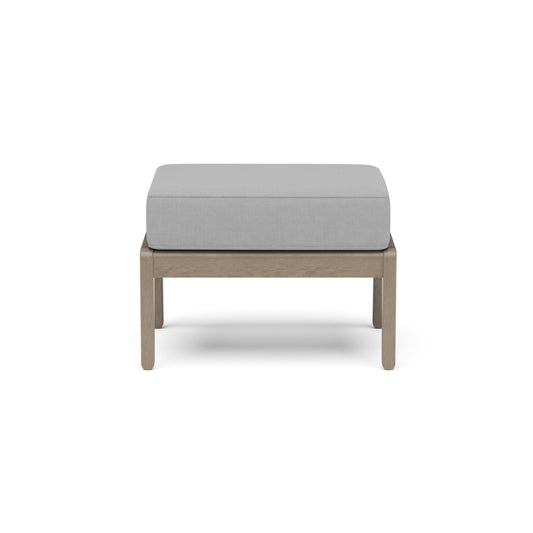 Sustain - Outdoor Ottoman - Wood - Dark Gray - 17.25" - Premium Ottomans from Homestyles - Just $622.50! Shop now at brett interiors