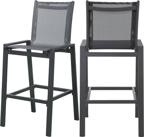 Nizuc - Outdoor Patio Barstool (Set of 2) - Premium Chair Sets from Meridian Furniture - Just $900! Shop now at brett interiors