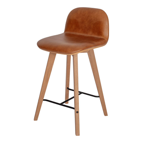 Napoli - Leather Counter Stool - Tan - Premium Counter Height (24"-27") from Moe's Home Collection - Just $1647.50! Shop now at brett interiors