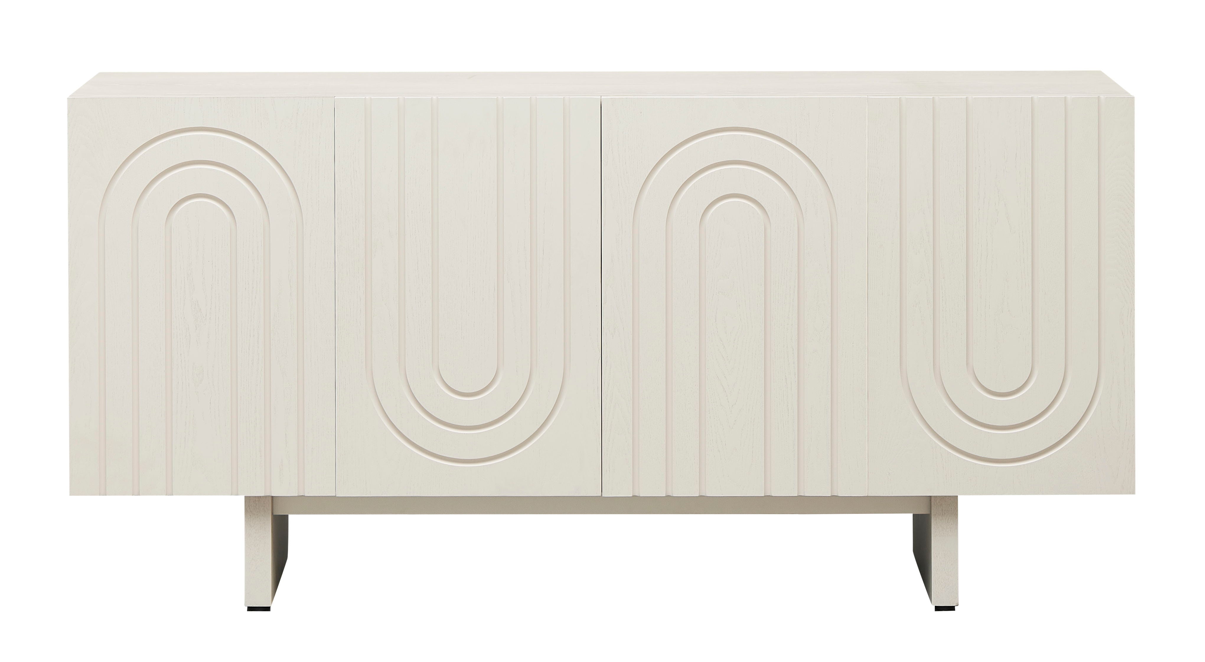 Windham - Four Door Credenza - Cream - Premium Credenzas from Coast2Coast Home - Just $4125! Shop now at brett interiors