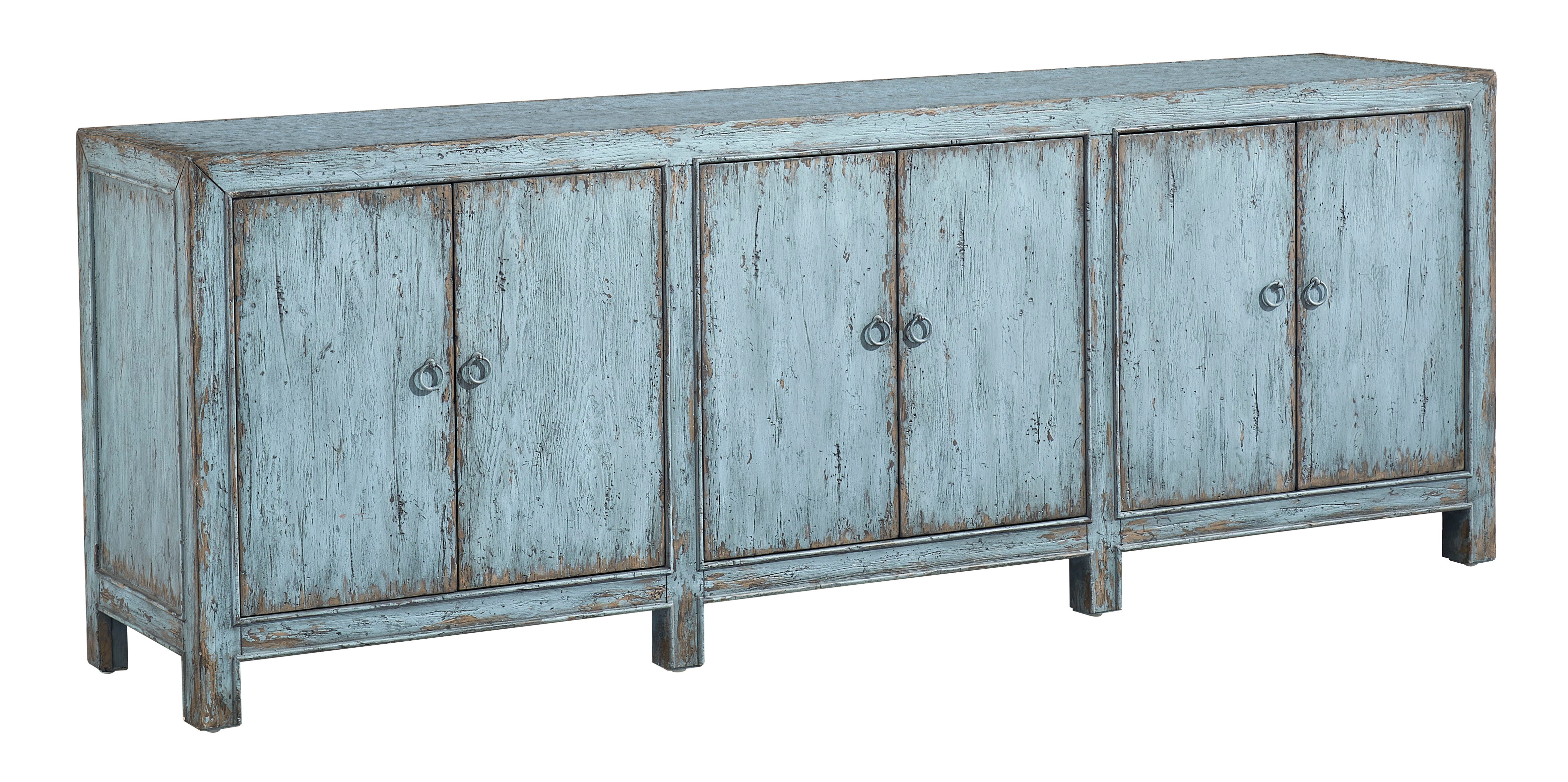 Marlowe - Six Door Credenza - Lia Aged Blue - Premium Credenzas from Coast2Coast Home - Just $7012.50! Shop now at brett interiors