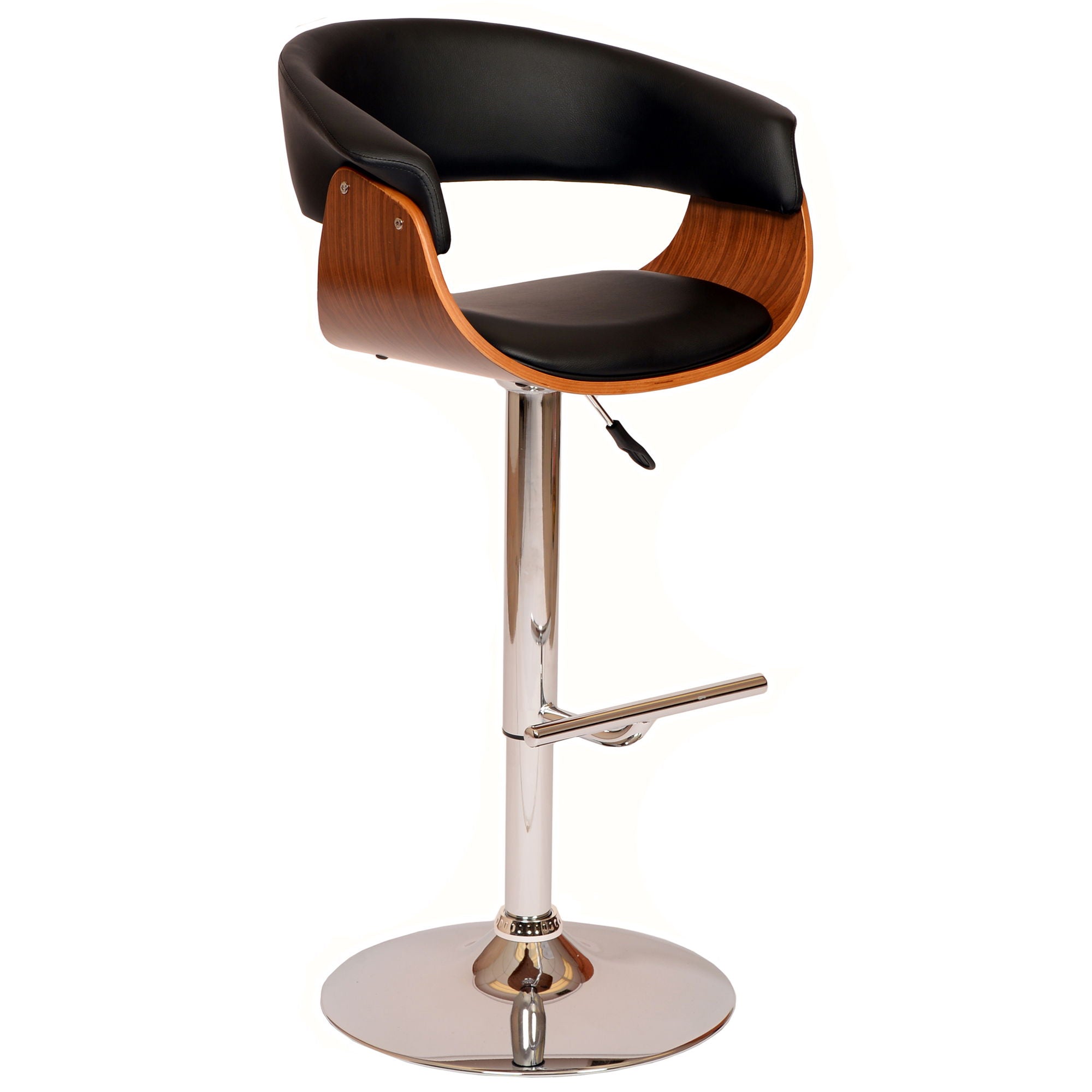 Paris - Adjustable Height Swivel Bar Stool - Premium Adjustable Height from Armen Living - Just $237.50! Shop now at brett interiors