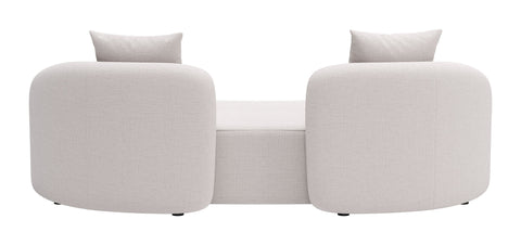 Sunny Isles - Loveseat - Beige - Premium Loveseats from Zuo Modern - Just $6750! Shop now at brett interiors