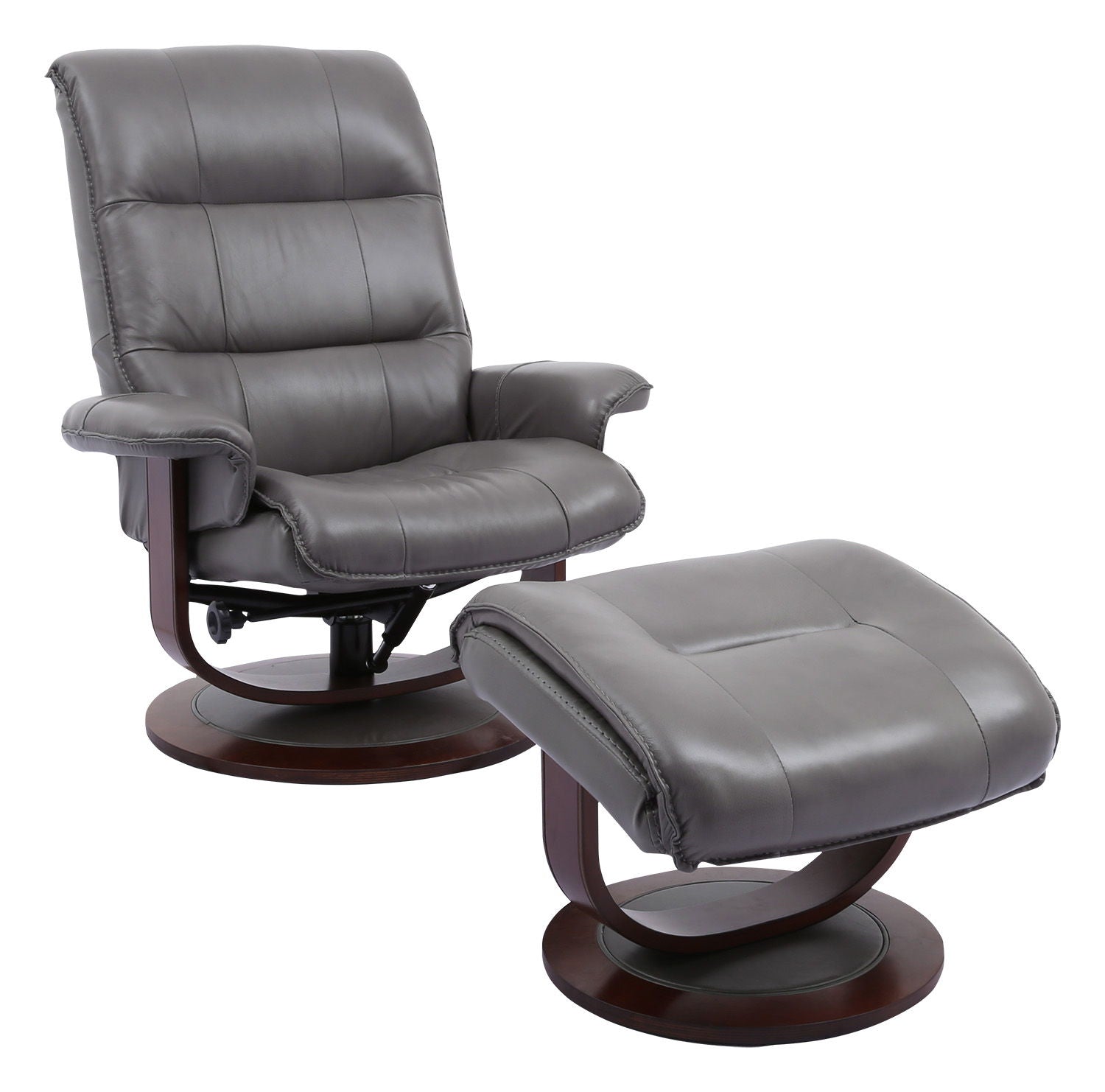 Knight - Manual Reclining Swivel Chair and Ottoman - Premium Reclining Chair & Ottoman from Parker Living - Just $822.50! Shop now at brett interiors