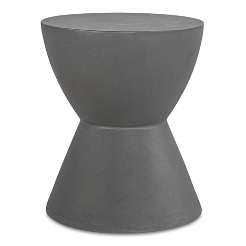 Hourglass - Outdoor Stool - Gray - Premium Side Tables from Moe's Home Collection - Just $472.50! Shop now at brett interiors