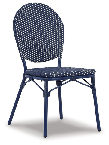 Odyssey Blue - Blue - Chairs W/Table Set (Set of 3) - Premium 3 Piece Outdoor Sets from Signature Design by Ashley® - Just $358.05! Shop now at brett interiors