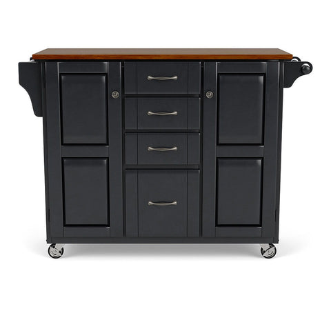 Create-A-Cart - Kitchen Cart With Wood Top - Premium Islands & Carts from Homestyles - Just $1002.48! Shop now at brett interiors