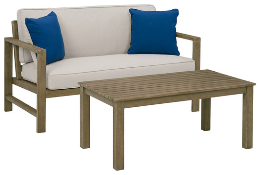 Fynnegan - Lounge Set - Premium 2 Piece Outdoor Sets from Signature Design by Ashley® - Just $623.75! Shop now at brett interiors