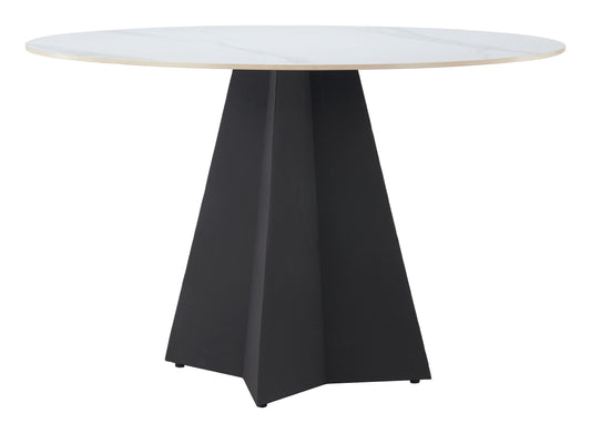 Izar - Dining Table - White - Premium Dining Tables from Zuo Modern - Just $2425! Shop now at brett interiors