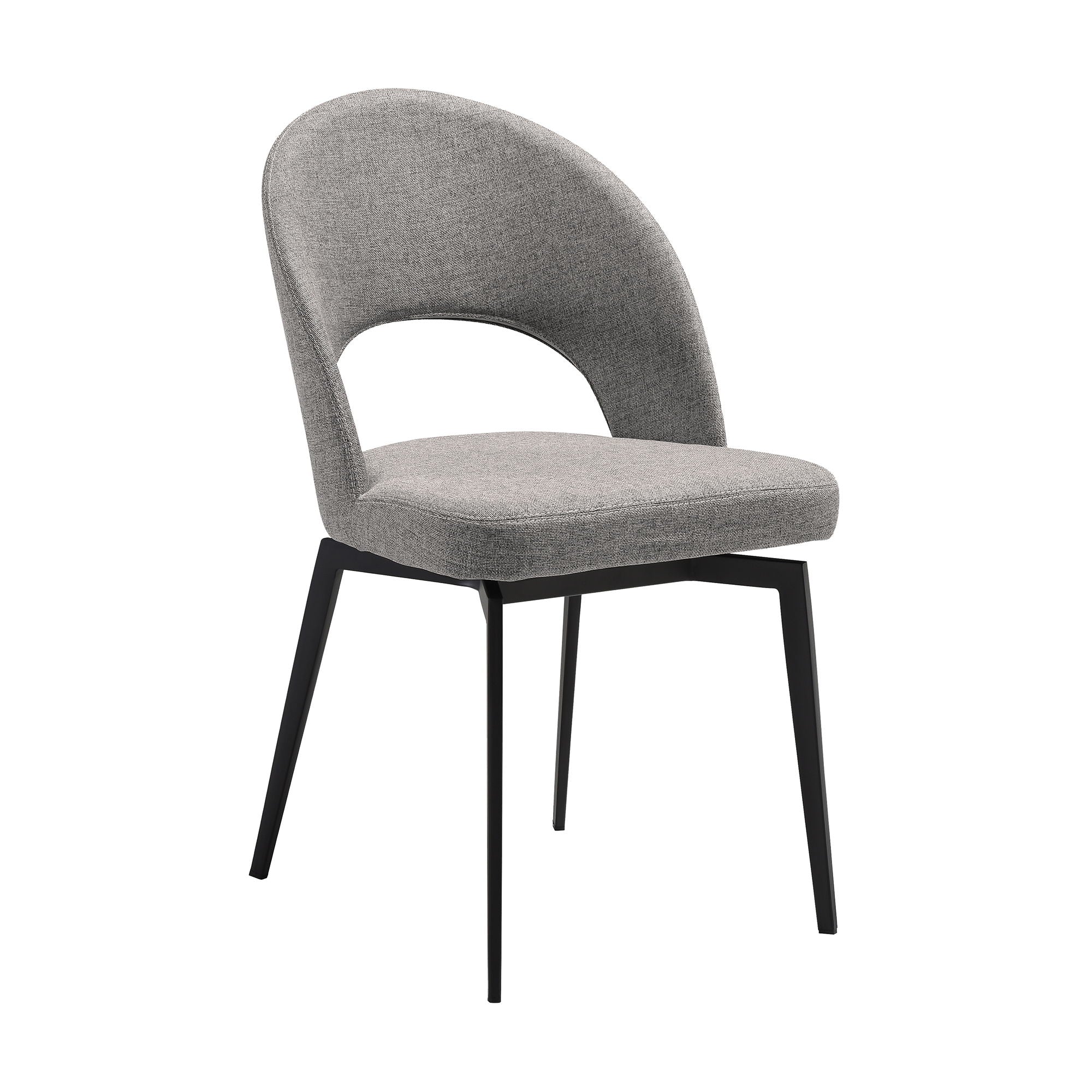 Lucia - Swivel Upholstered Dining Chair (Set of 2) - Premium Chair Sets from Armen Living - Just $615! Shop now at brett interiors