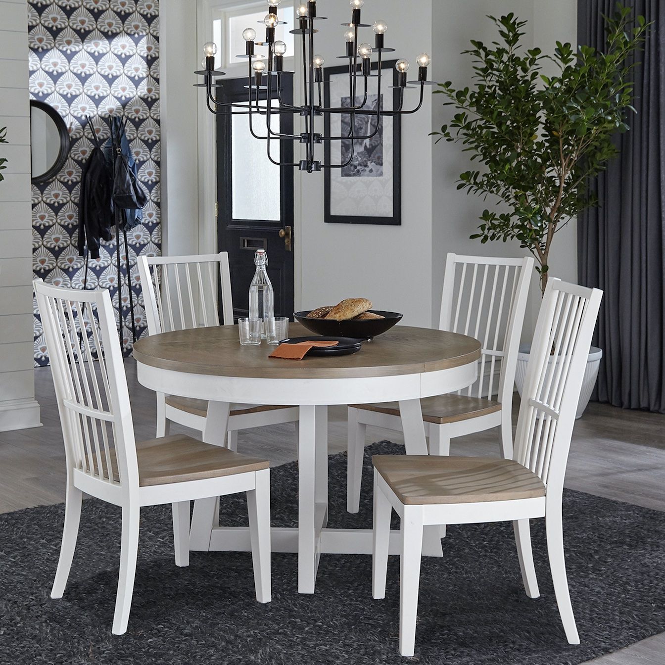 Americana Modern Dining - Round Dining Table - Cotton - Premium Dining Tables from Parker House - Just $622.50! Shop now at brett interiors