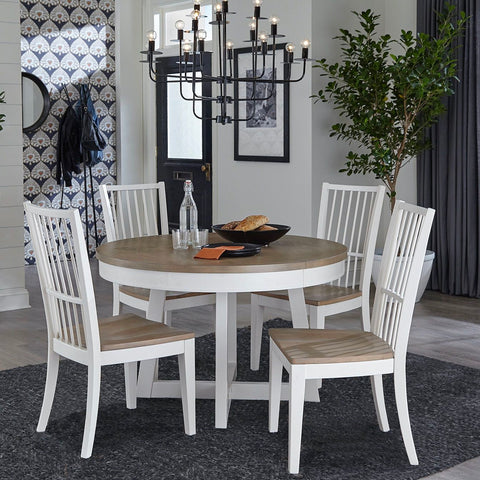 Americana Modern Dining - Round Dining Table - Cotton - Premium Dining Tables from Parker House - Just $622.50! Shop now at brett interiors