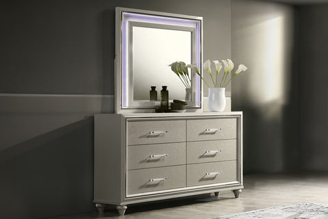 Lumina - Dresser - Silver - Premium Dressers from New Classic - Just $600! Shop now at brett interiors