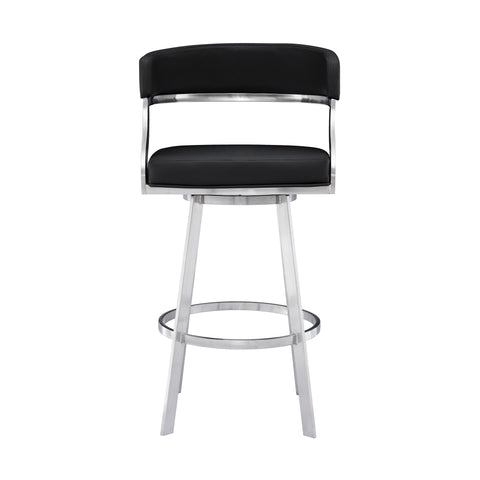 Saturn - Steel Bar Stool - Premium Counter Height (24"-27") from Armen Living - Just $430! Shop now at brett interiors