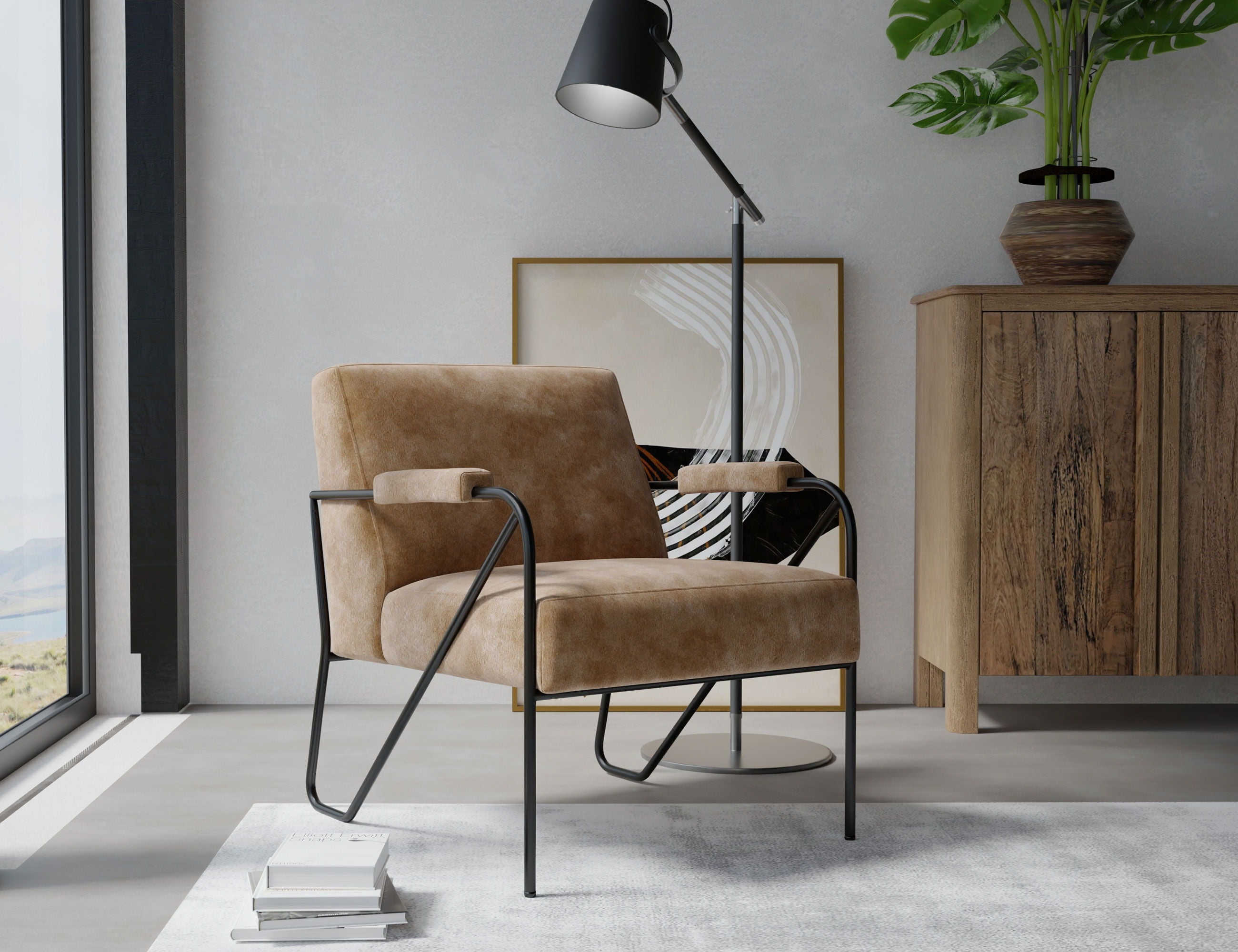 Lotus - Arm Chair - Premium Arm Chairs from International Furniture Direct - Just $700! Shop now at brett interiors