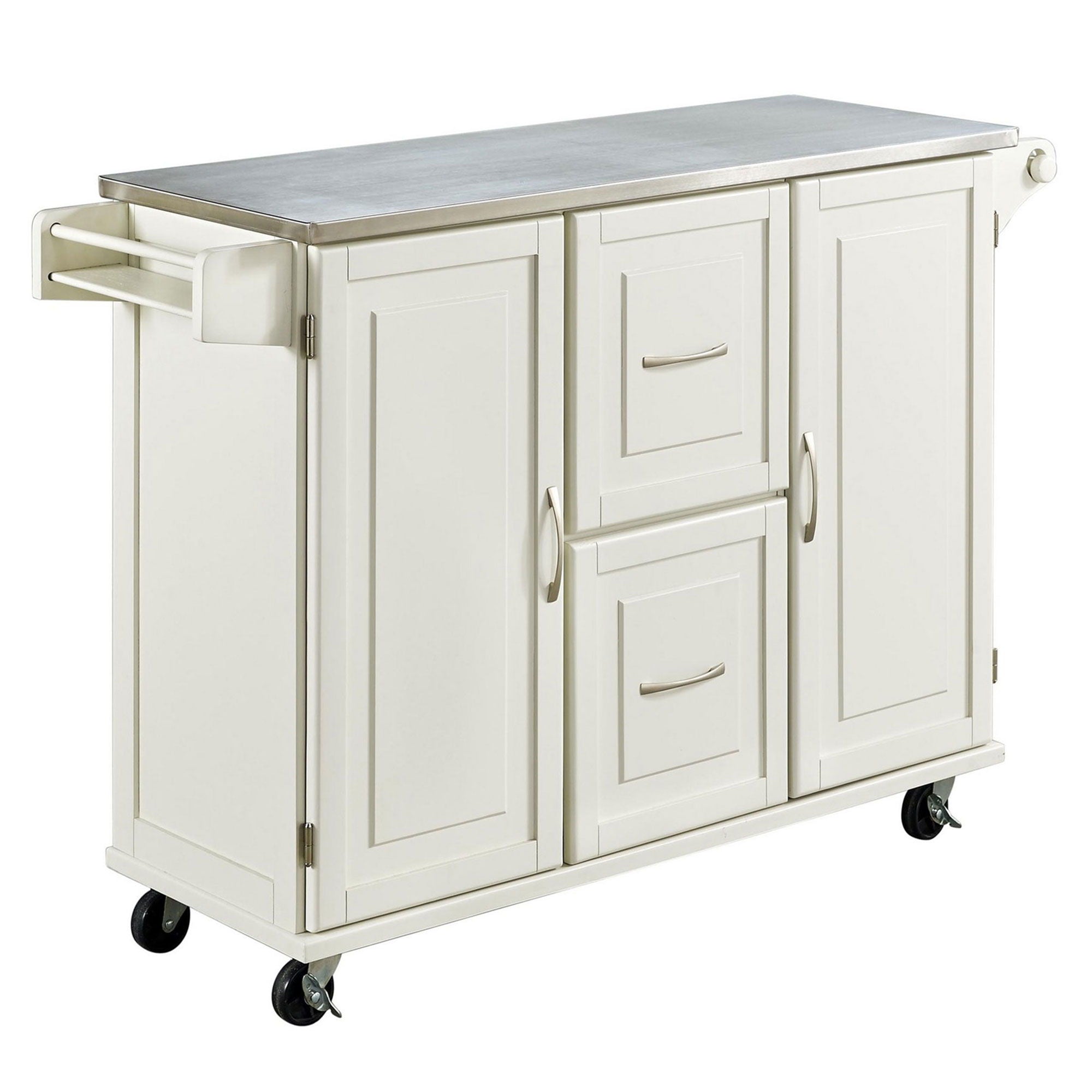 Blanche - Kitchen Cart - Steel Top - Premium Islands & Carts from Homestyles - Just $1299.98! Shop now at brett interiors