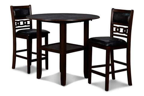 Gia - Counter Drop Leaf Table Set New Classic