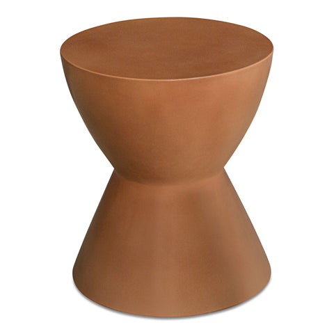 Hourglass - Outdoor Stool - Light Brown - Premium Garden Stools from Moe's Home Collection - Just $497.50! Shop now at brett interiors