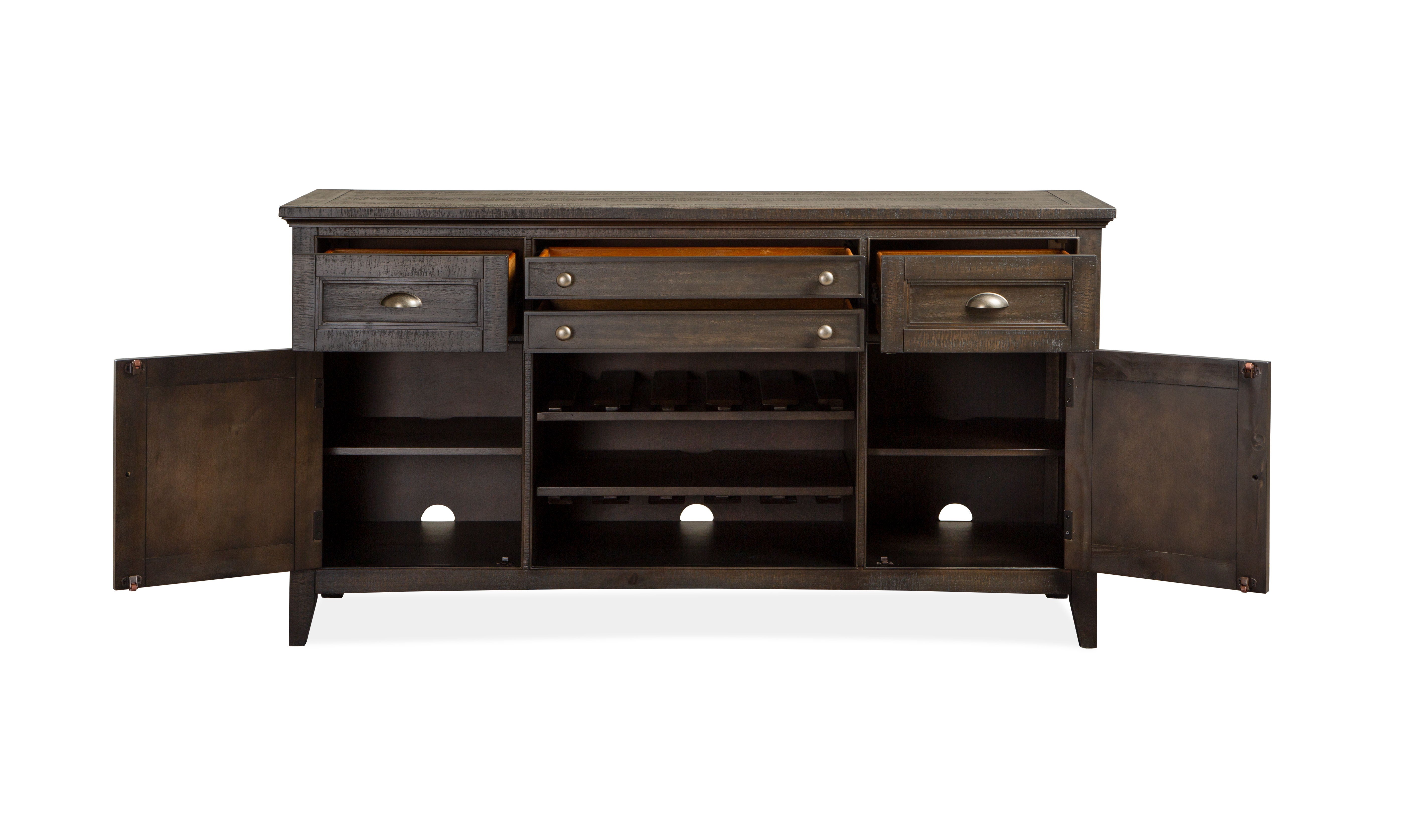 Westley Falls - Buffet - Graphite - Premium Buffets from Magnussen Furniture - Just $1589! Shop now at brett interiors