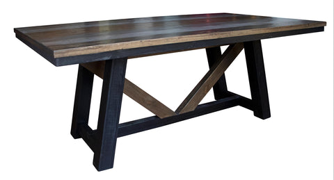 Antique Gray - Table - Gray / Brown - Premium Dining Tables from International Furniture Direct - Just $1077.50! Shop now at brett interiors