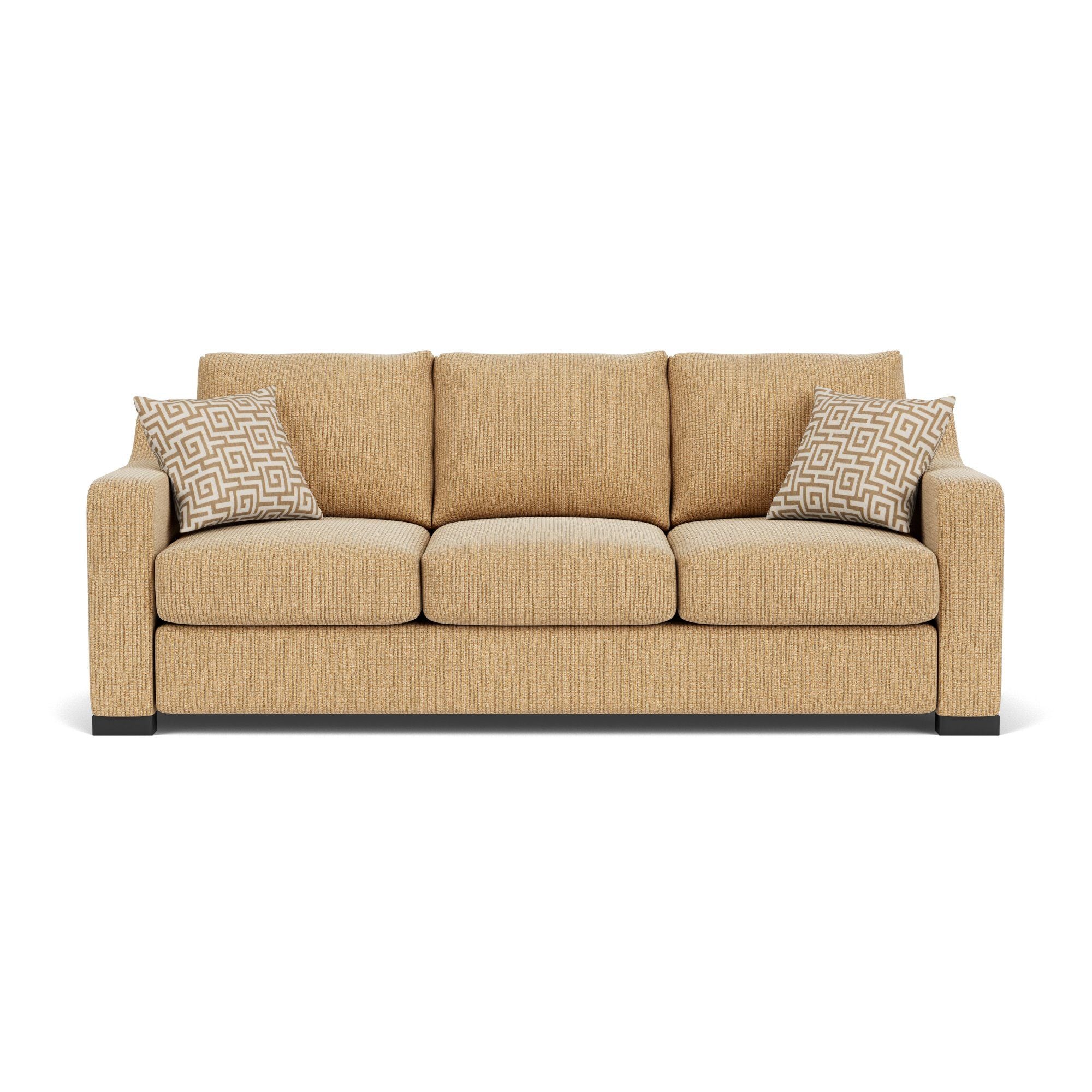 Quinn - Sofa - Beige - Premium Stationary Sofas from Flexsteel - Just $1687.50! Shop now at brett interiors