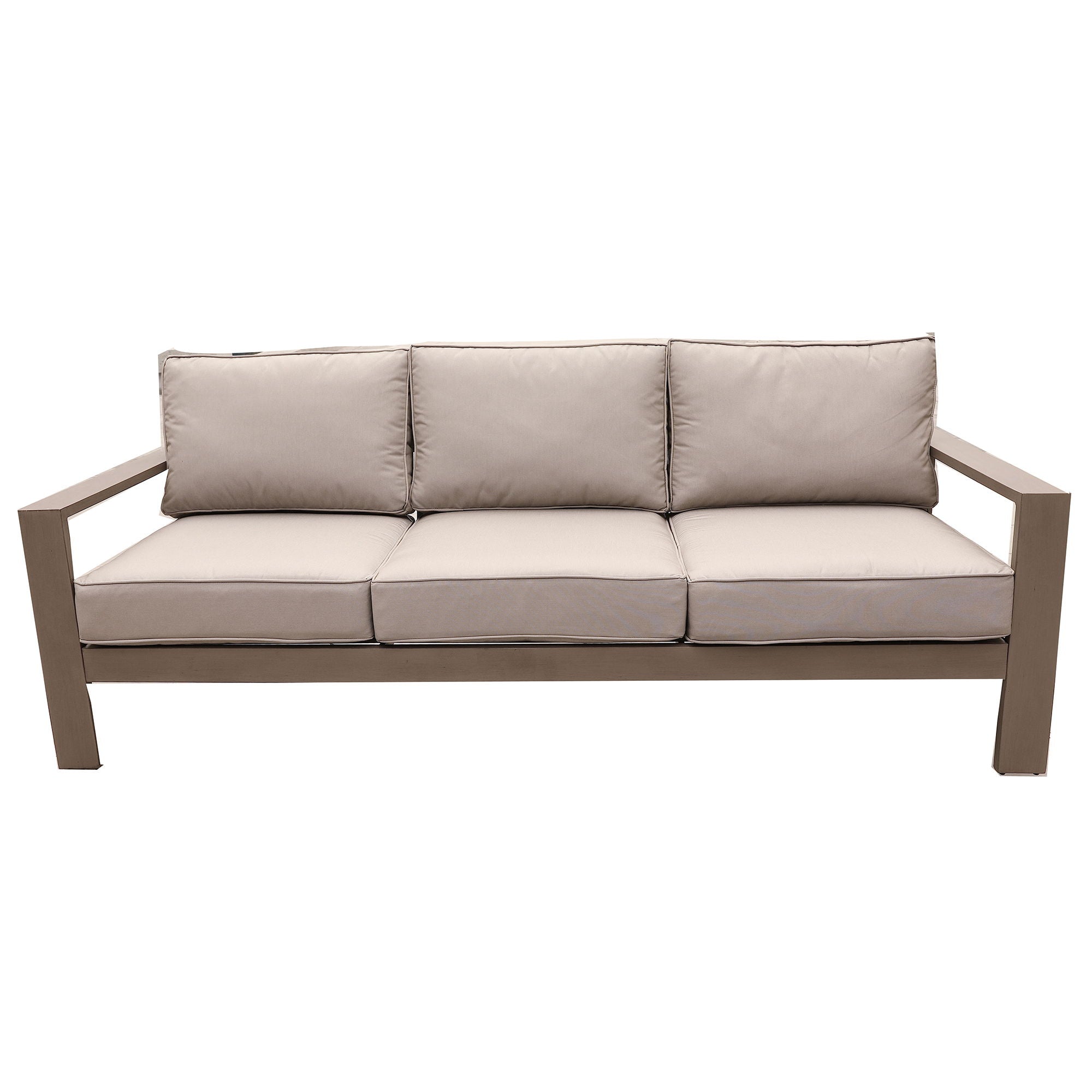 Sofa, Wood Grained - Light Brown - Premium Sofas from Gather Craft - Just $1442! Shop now at brett interiors